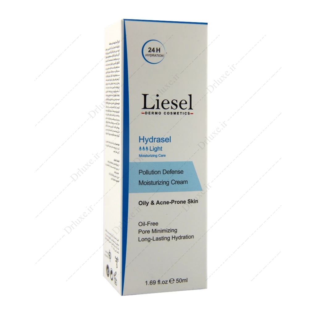 کرم آبرسان پوست چرب و مختلط لایسل مدل هیدراسل لایت